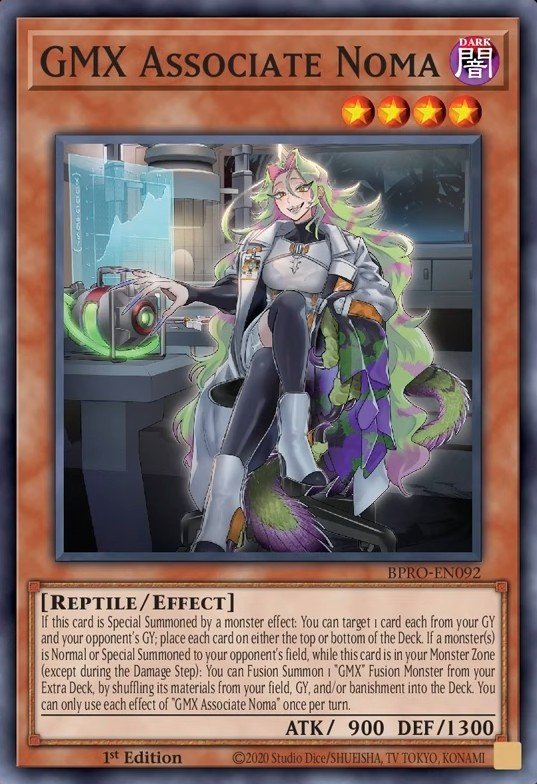 GMX Associate Noma Common BPRO-EN092 Burst Protocol Yugioh card