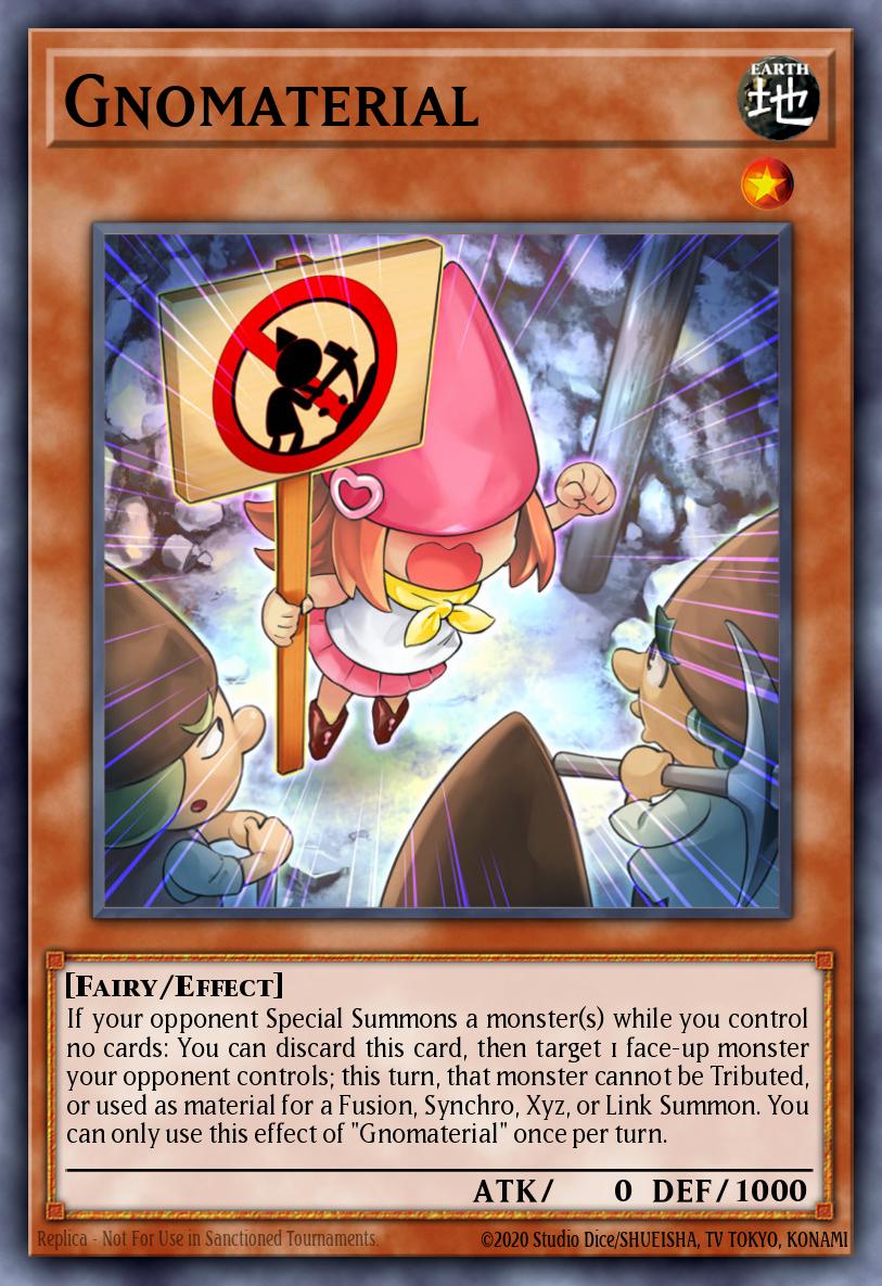 Gnomaterial Rare MZMU-EN089 Maze of Muertos Yugioh card