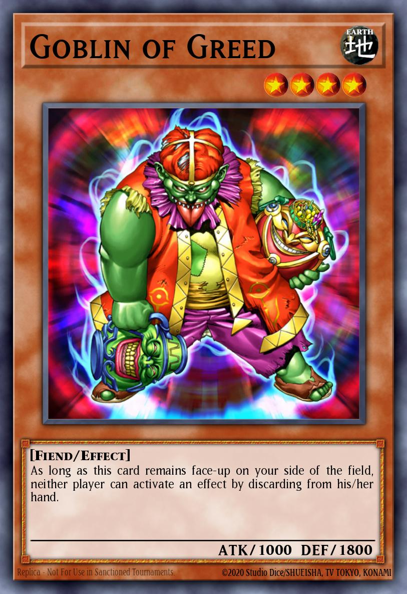 Goblin of Greed Common DCR-065 Dark Crisis Yugioh card