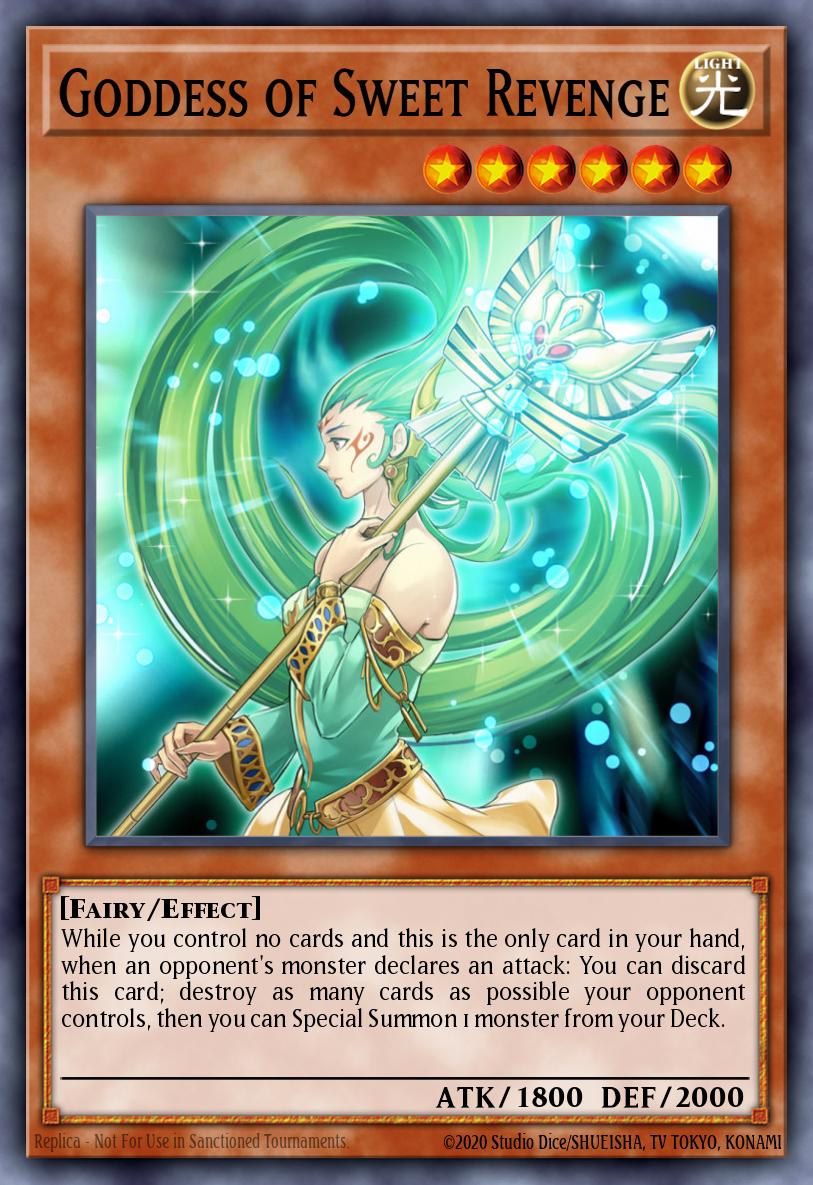Goddess of Sweet Revenge Ultra Rare LC06-EN001 Legendary Collection Kaiba Yugioh card
