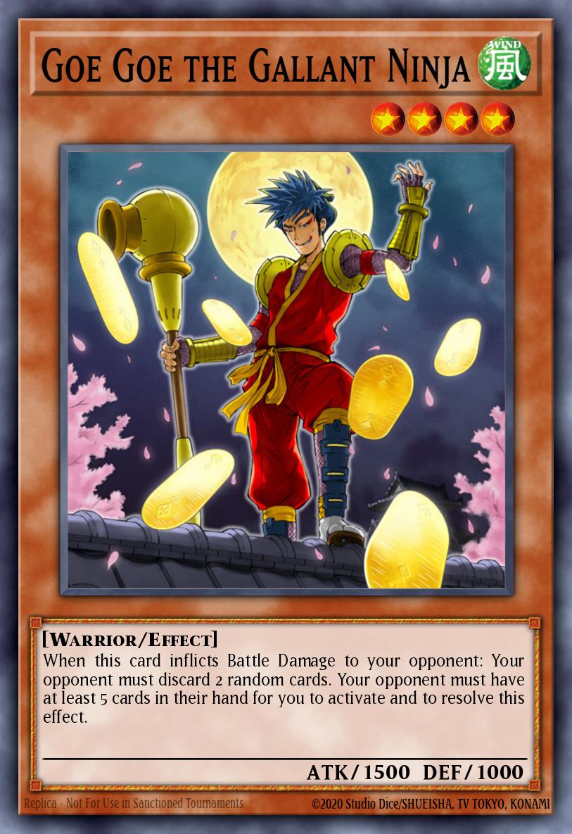 Goe Goe the Gallant Ninja Rare FOTB-EN024 Force of the Breaker Yugioh card