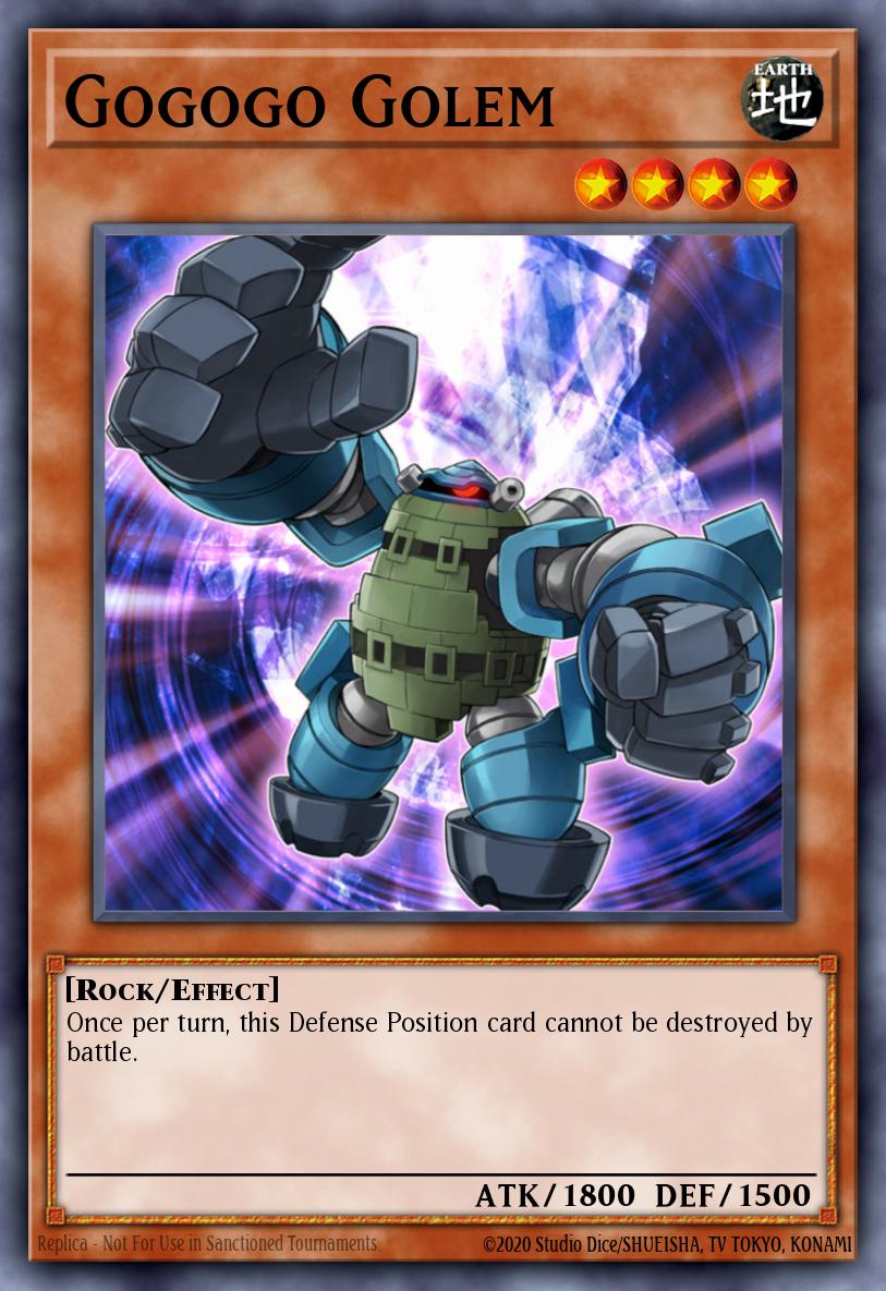 Gogogo Golem Common BP02-EN100 Battle Pack 2 War of the Giants Yugioh card