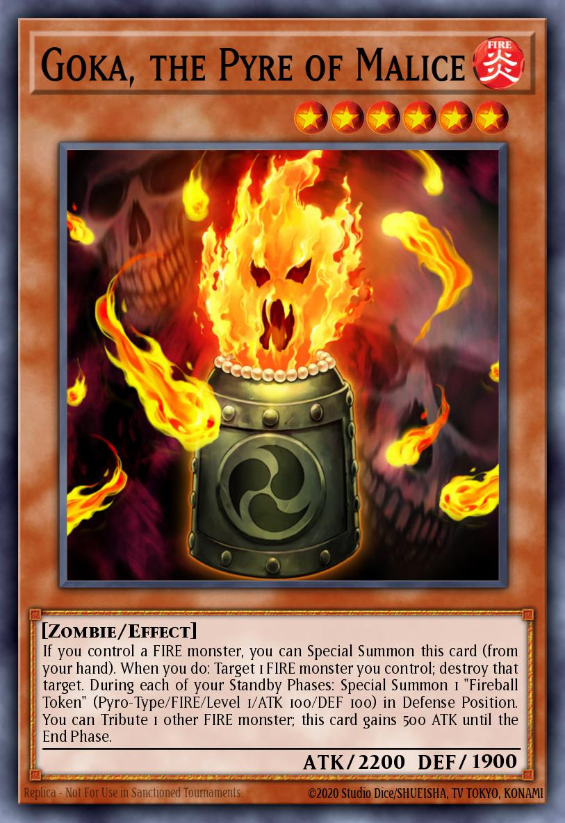Goka the Pyre of Malice Super Rare CSOC-EN095 Crossroads of Chaos Yugioh card