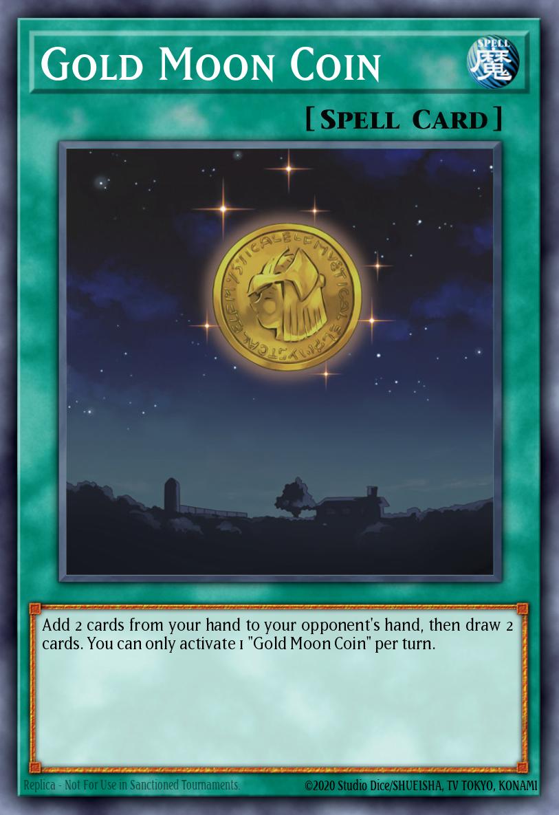 Gold Moon Coin Common BLC1-EN078 Battles of Legend Chapter 1 Yugioh card