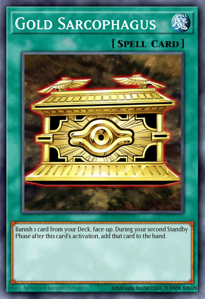 Gold Sarcophagus Ultra Rare CH01-EN032 THE CHRONICLES DECK: The Fallen & The Virtuous (All-Foil Edition) Yugioh card
