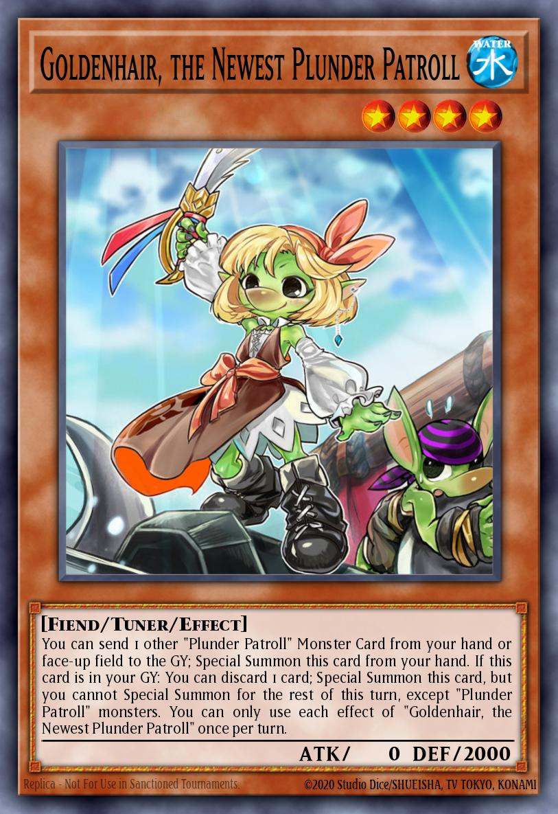Goldenhair the Newest Plunder Patroll Common ETCO-EN086 Eternity Code Yugioh card