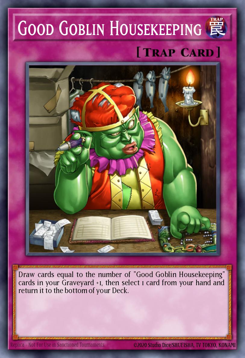 Good Goblin Housekeeping Common DR3-EN174 Dark Revelation Volume 3 Yugioh card