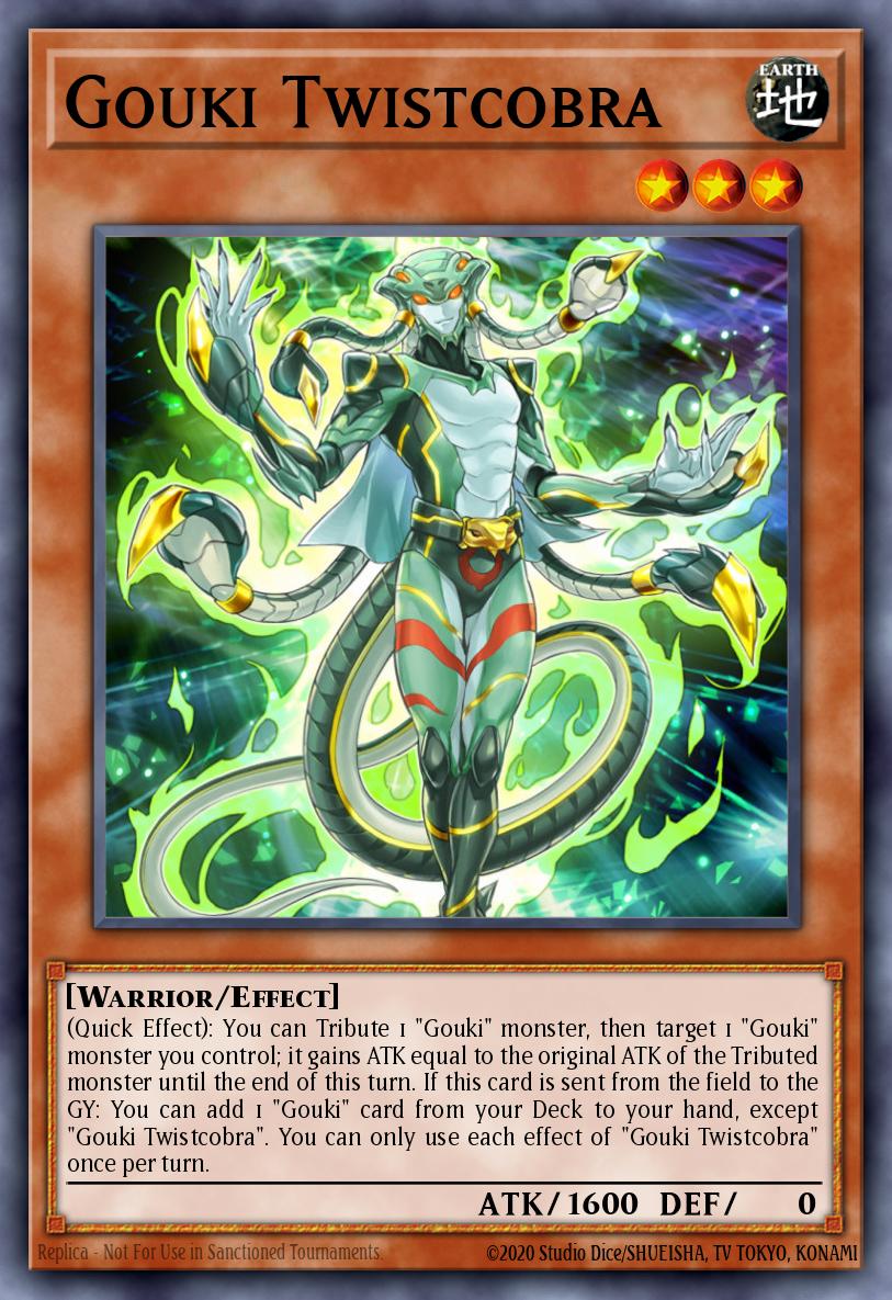 Gouki Twistcobra Super Rare MP18-EN038 2018 Mega-Tin Mega Pack Yugioh card