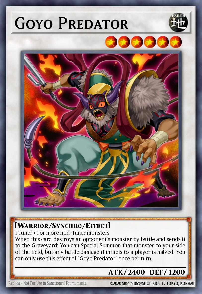 Goyo Predator Ultra Rare HSRD-EN039 High-Speed Riders Yugioh card