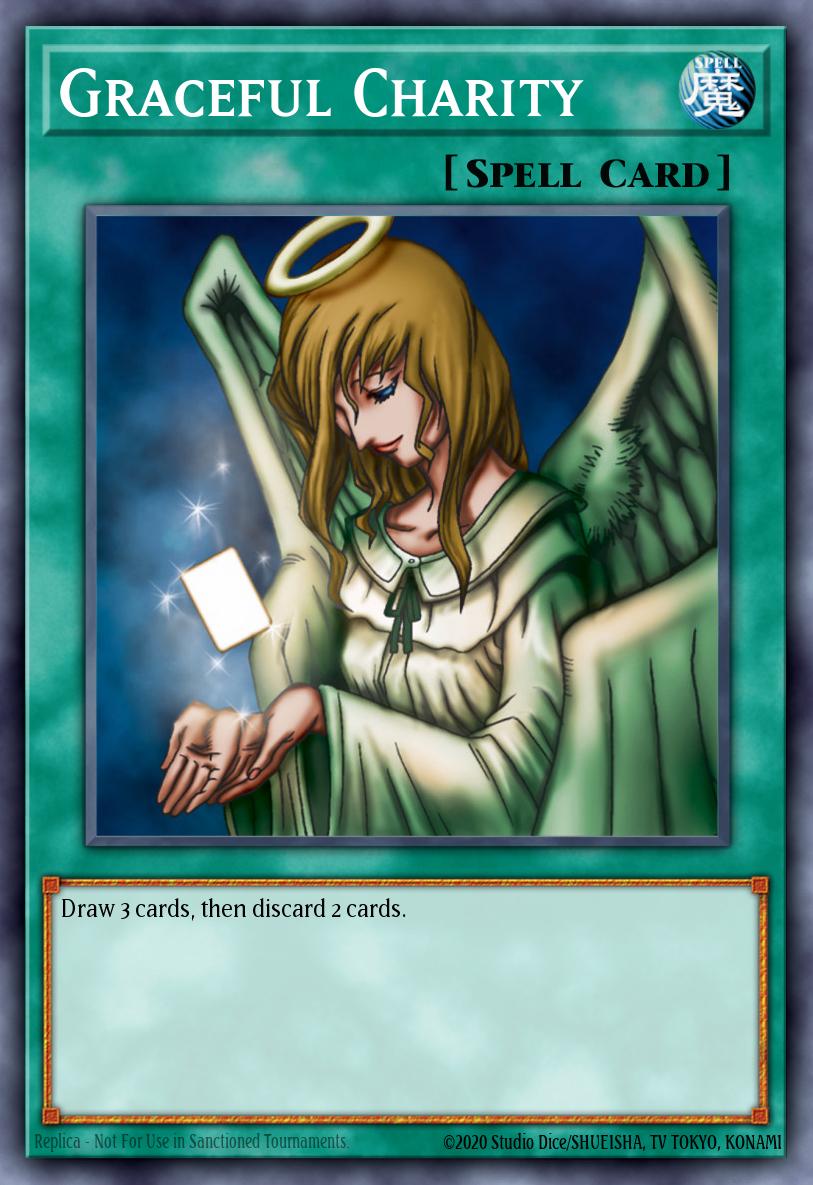 Graceful Charity Mosaic Rare BP02-EN137 Battle Pack 2 War of the Giants Yugioh card