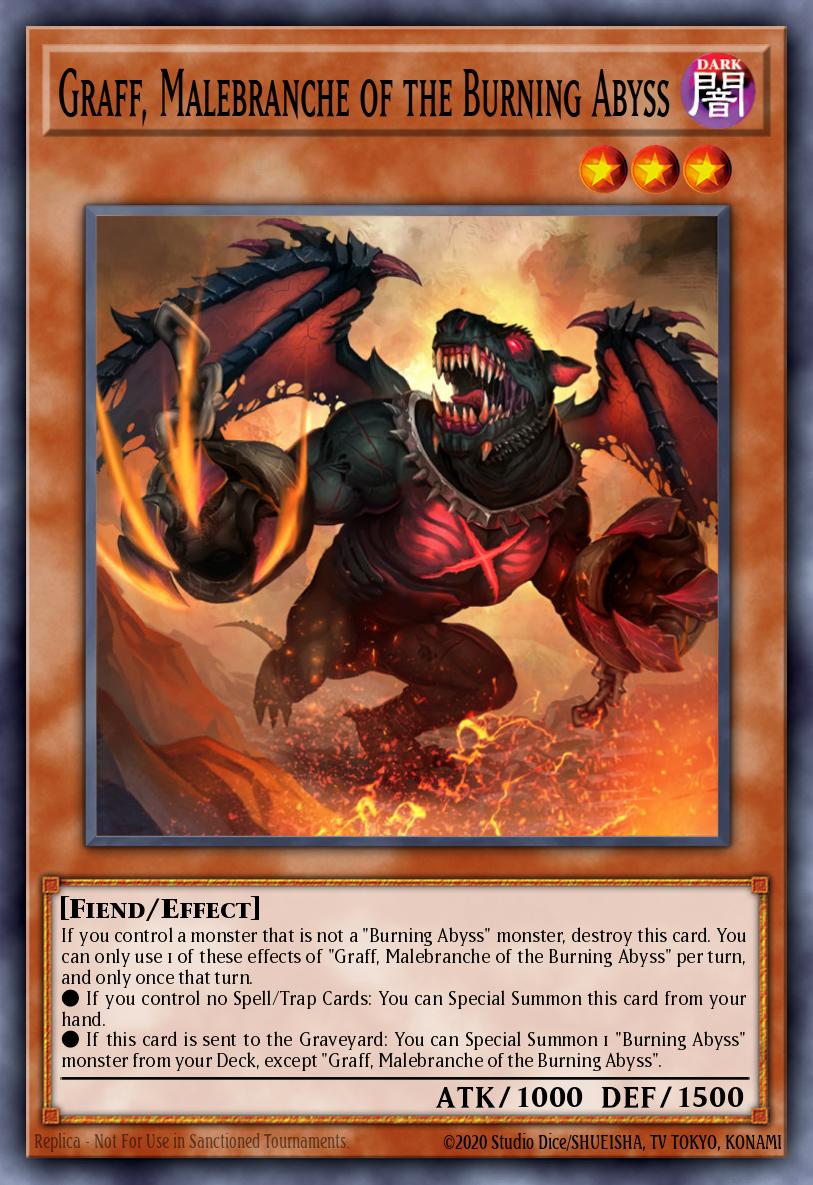 Graff, Malebranche of the Burning Abyss Ultra Rare BLGG-EN063 Battles of Legend: Glorious Gallery Yugioh card