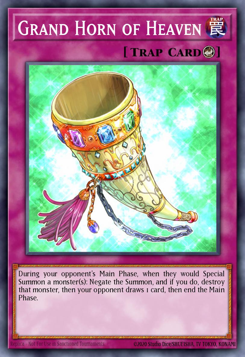 Grand Horn of Heaven Common MP16-EN160 2016 Mega-Tin Mega Pack Yugioh card