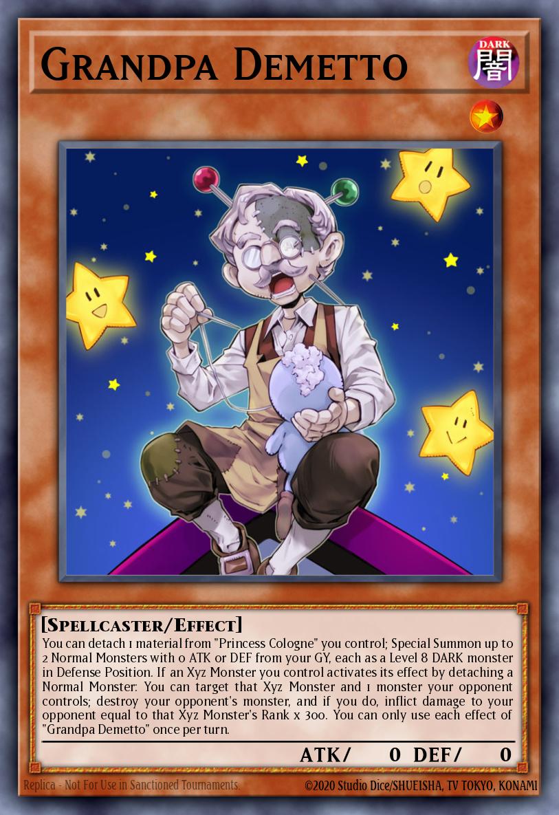 Grandpa Demetto Secret Rare BROL-EN032 Brothers of Legend Yugioh card