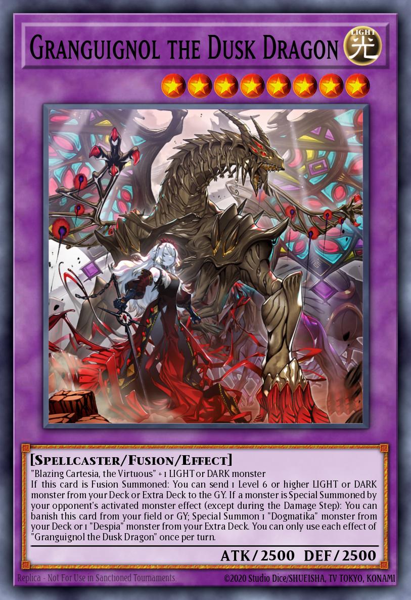 Granguignol the Dusk Dragon Ultra Rare CH01-EN050 THE CHRONICLES DECK: The Fallen & The Virtuous (All-Foil Edition) Yugioh card