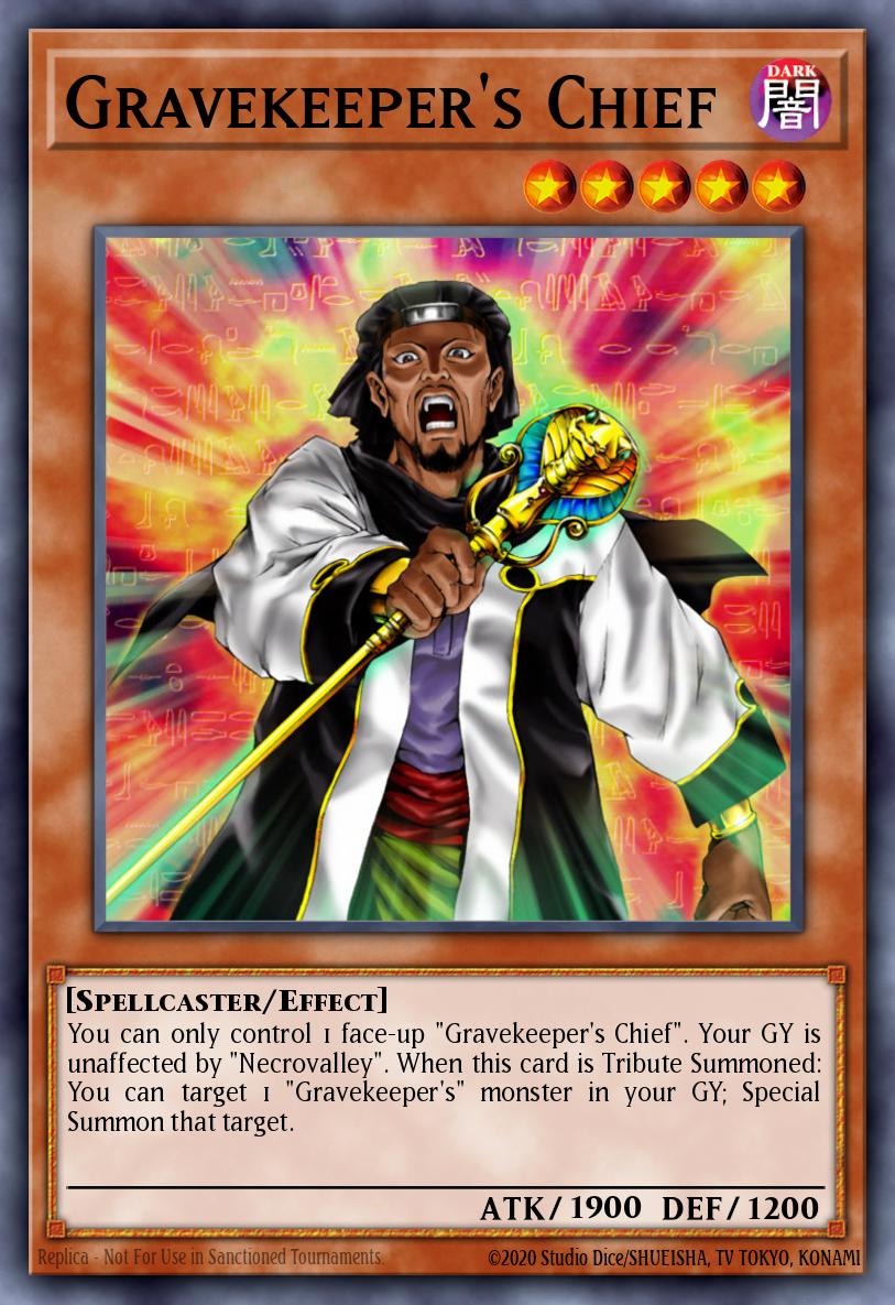 Gravekeepers Chief Common CP03-EN016 Champion Pack Game Three Yugioh card
