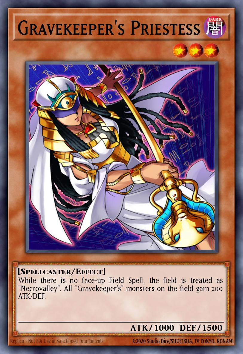 Gravekeepers Priestess Super Rare ABPF-EN000 Absolute Powerforce Yugioh card