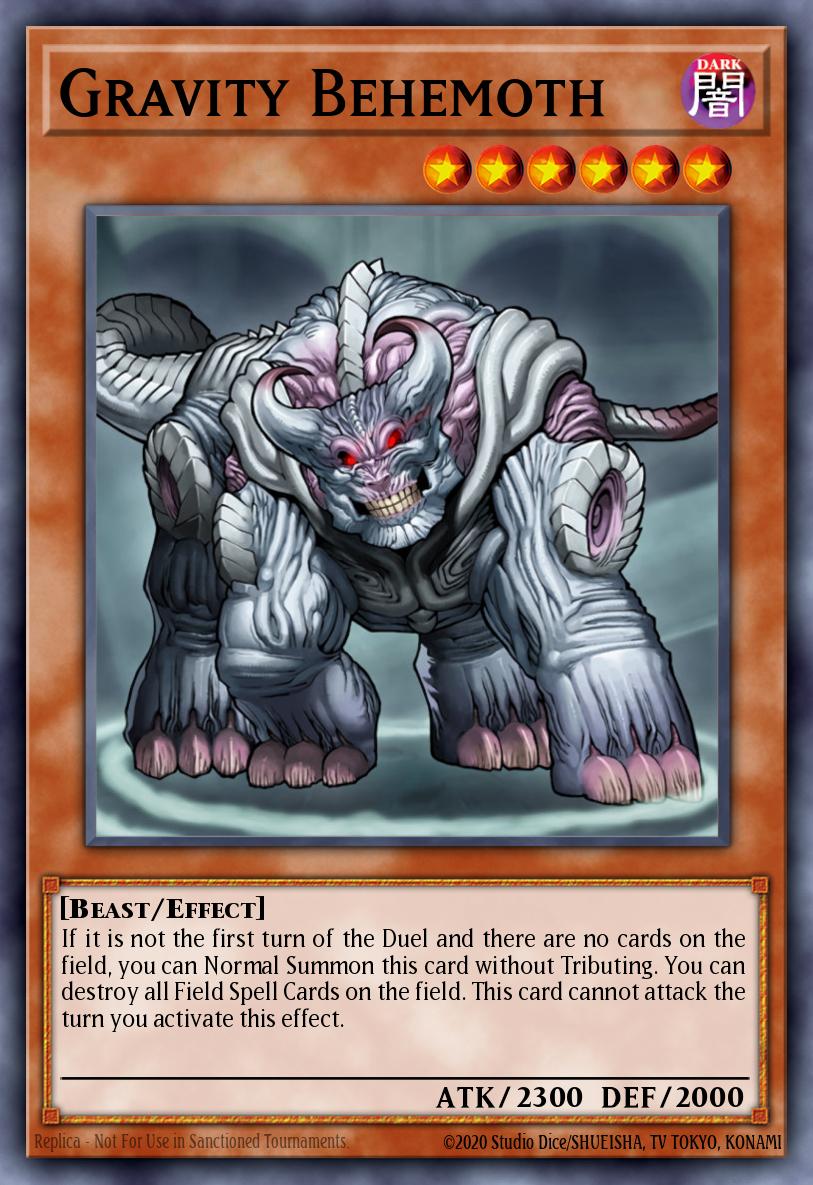Gravity Behemoth Ultra Rare CP08-EN001 Champion Pack Game Eight Yugioh card