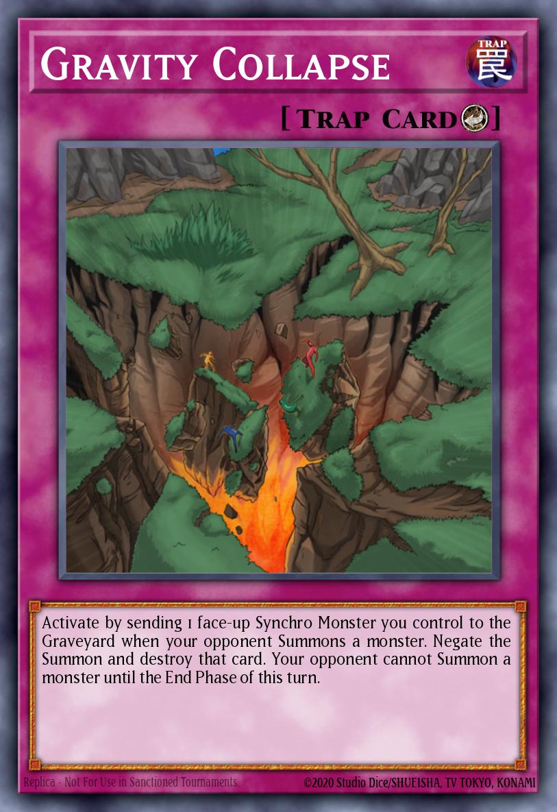 Gravity Collapse Common OP13-EN024 OTS Tournament Pack 13 Yugioh card