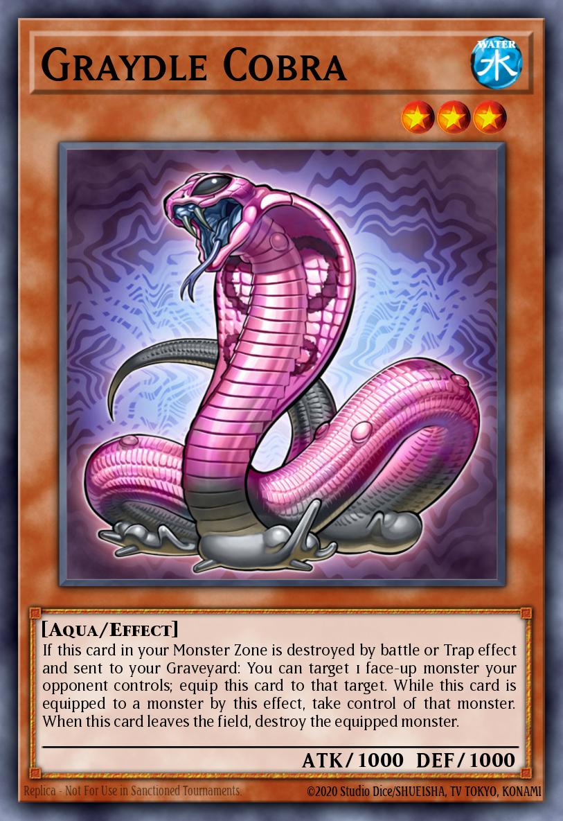 Graydle Cobra Common DOCS-EN034 Dimension of Chaos Yugioh card