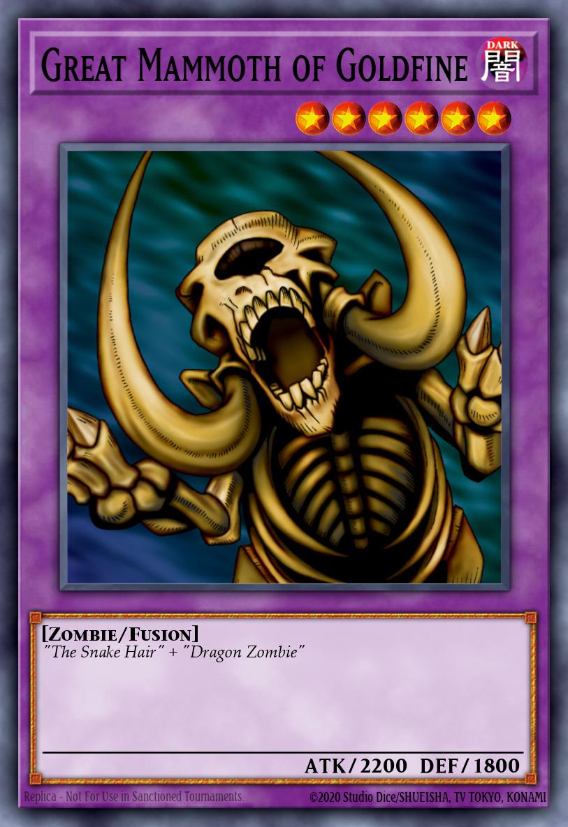 Great Mammoth of Goldfine Ultra Rare GFP2-EN120 Ghosts From the Past The 2nd Haunting Yugioh card