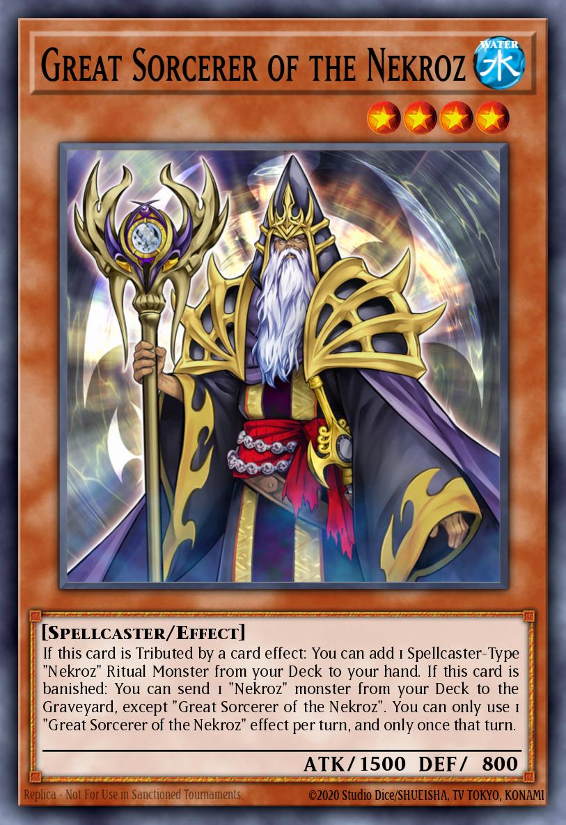 Great Sorcerer of the Nekroz Super Rare THSF-EN011 The Secret Forces Yugioh card
