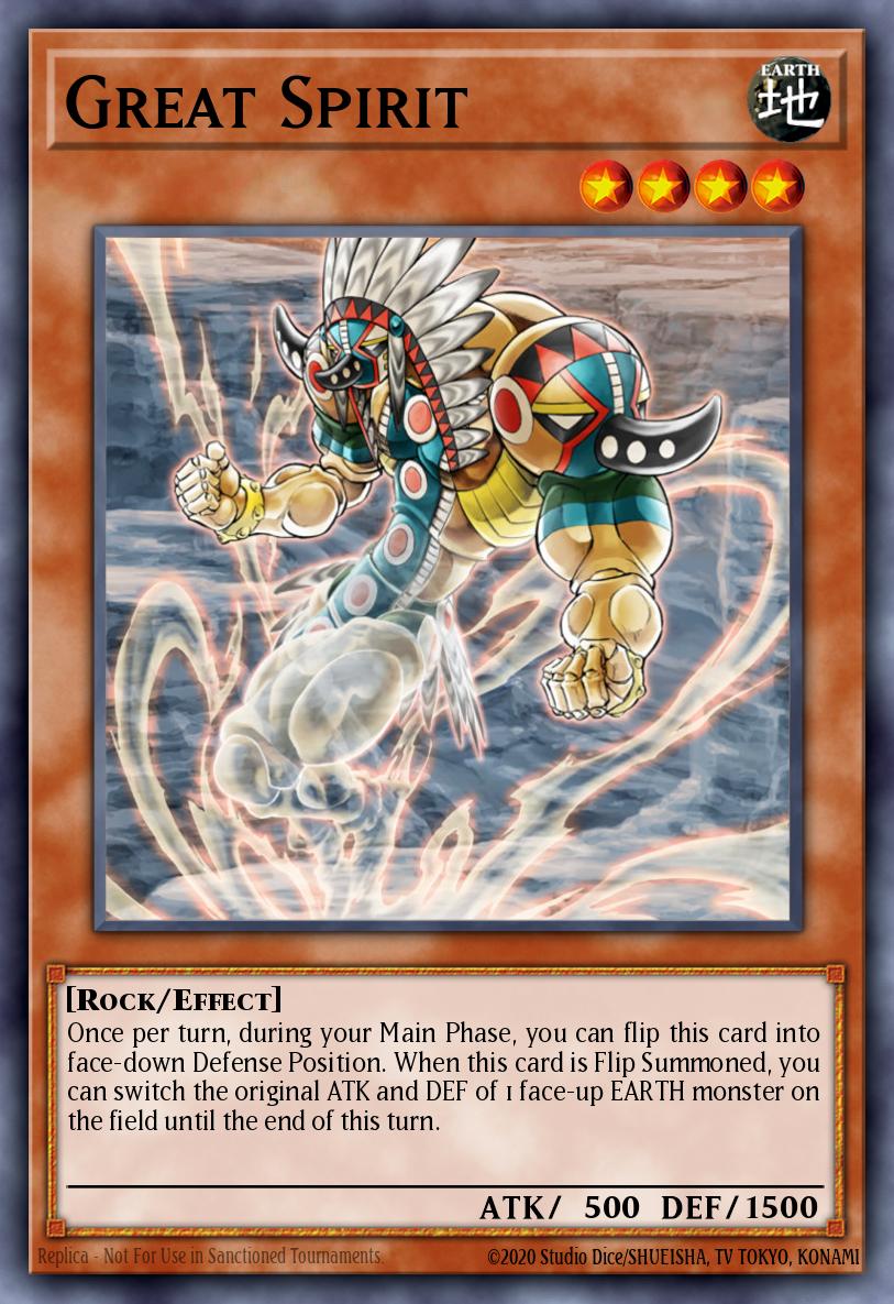 Great Spirit Common SD7-EN002 Structure Deck Invincible Fortress Yugioh card