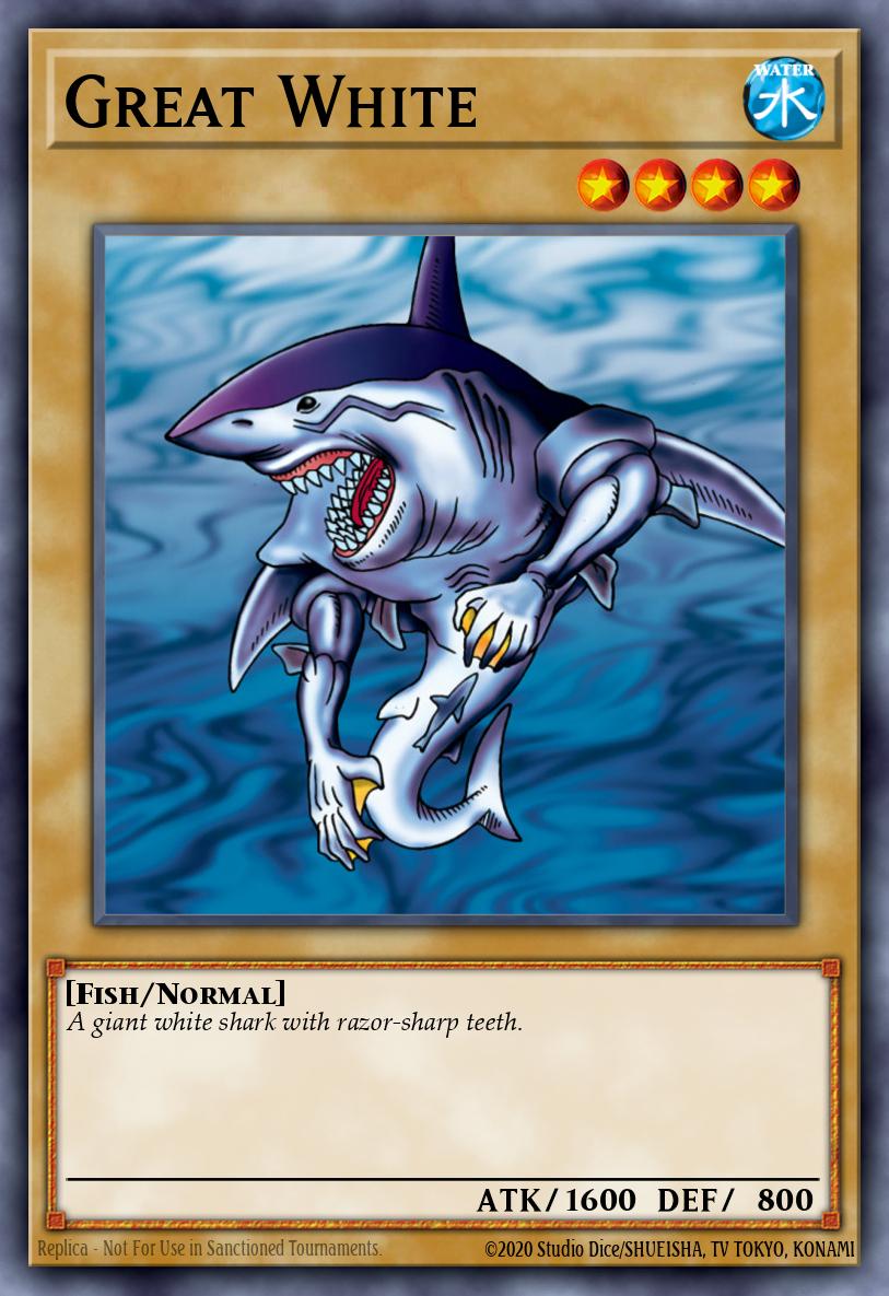Great White Common SBAD-EN021 Speed Duel Attack from the Deep Yugioh card