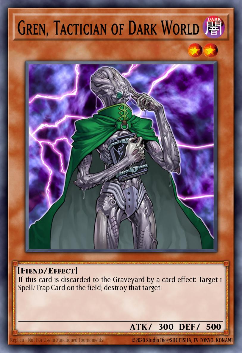 Gren Tactician of Dark World Common SDGU-EN008 Gates of the Underworld Structure Deck Yugioh card