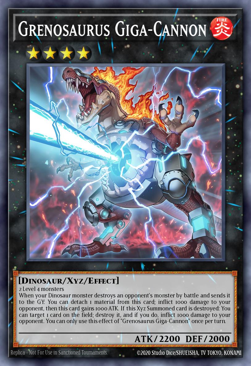 Grenosaurus Giga-Cannon Common MP24-EN370 25th Anniversary Tin Dueling Mirrors Yugioh card