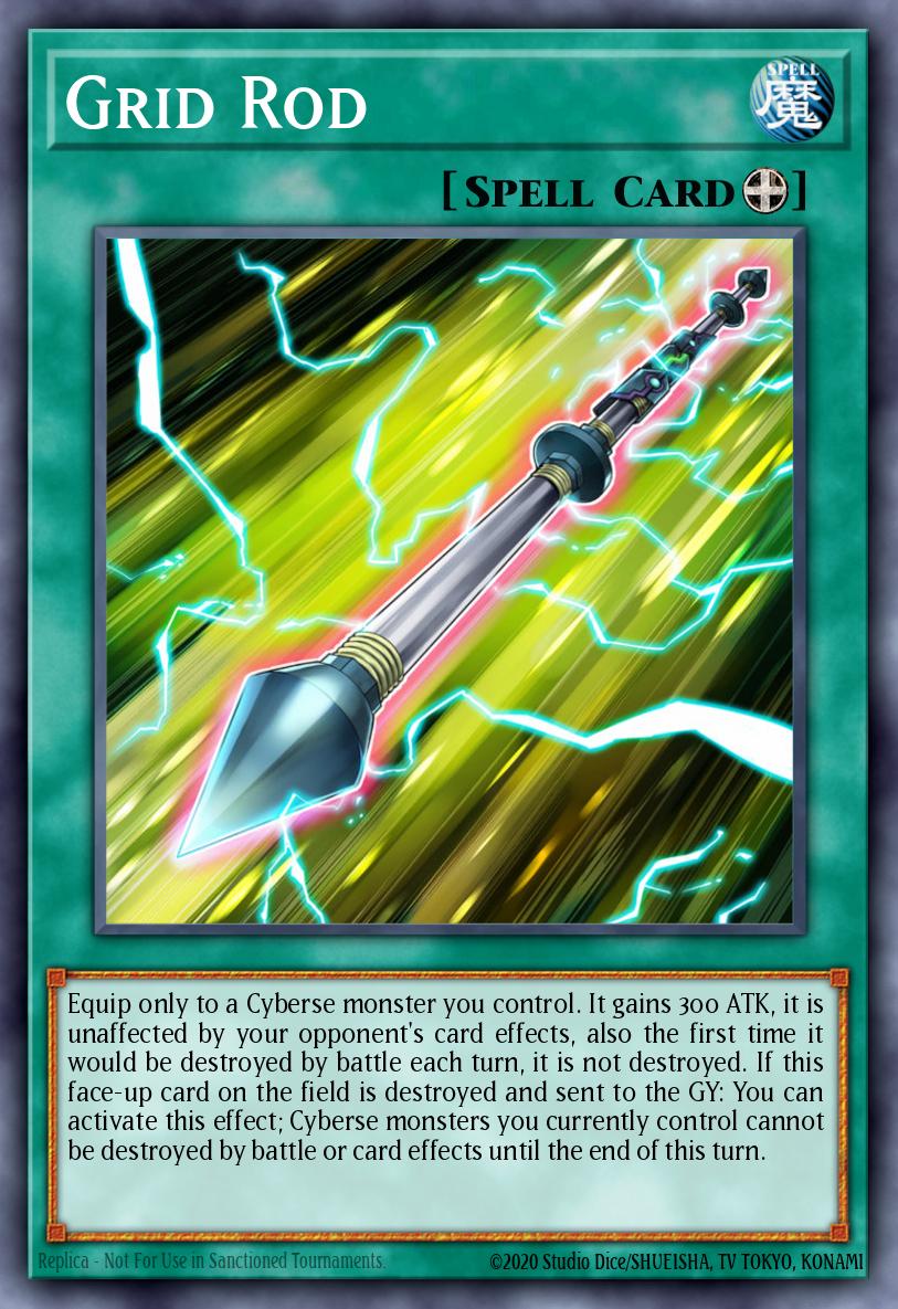 Grid Rod Common RIRA-EN052 Rising Rampage Yugioh card