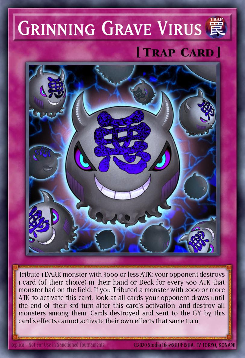 Grinning Grave Virus Common OP27-EN026 OTS Tournament Pack 27 Yugioh card