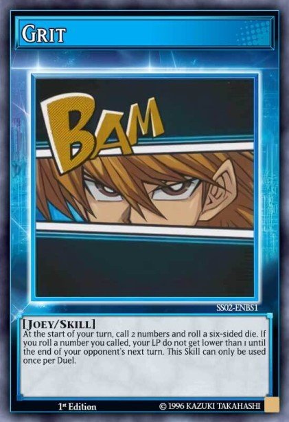 Grit Common SS02-ENBS1 Speed Duel Starter Decks Duelists of Tomorrow Yugioh card