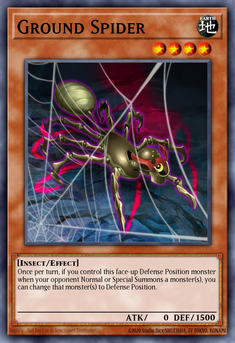 Ground Spider Common SOVR-EN016 Stardust Overdrive Yugioh card