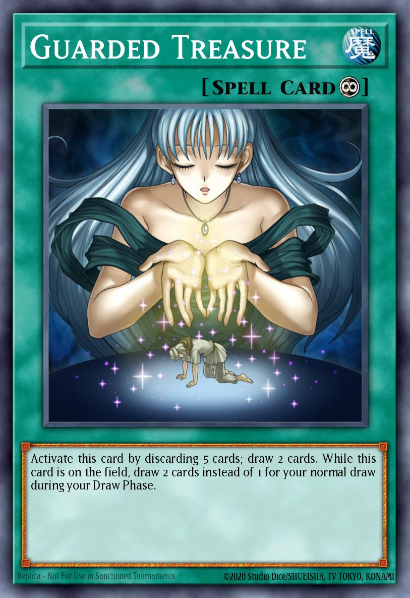 Guarded Treasure Secret Rare DRLG-EN013 Dragons of Legend Yugioh card