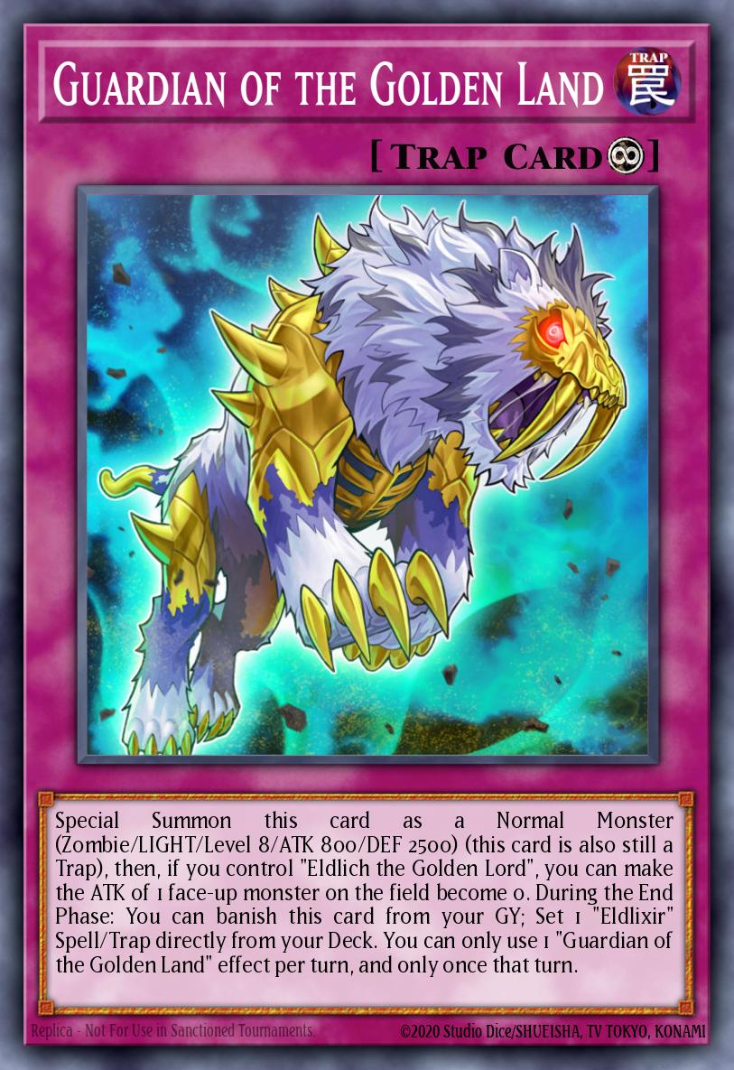 Guardian of the Golden Land Rare MGED-EN126 Maximum Gold El Dorado Yugioh card