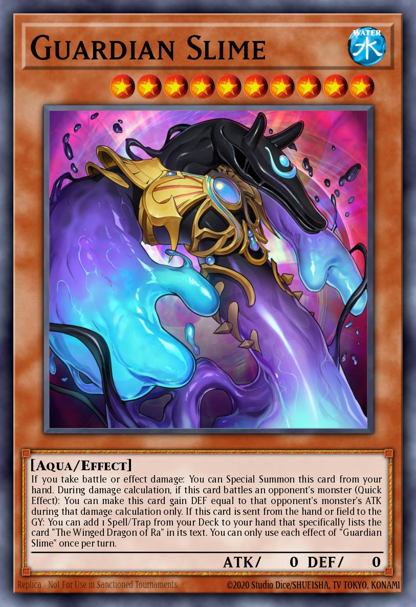 Guardian Slime Ultra Rare LED7-EN003 Legendary Duelists Rage of Ra Yugioh card