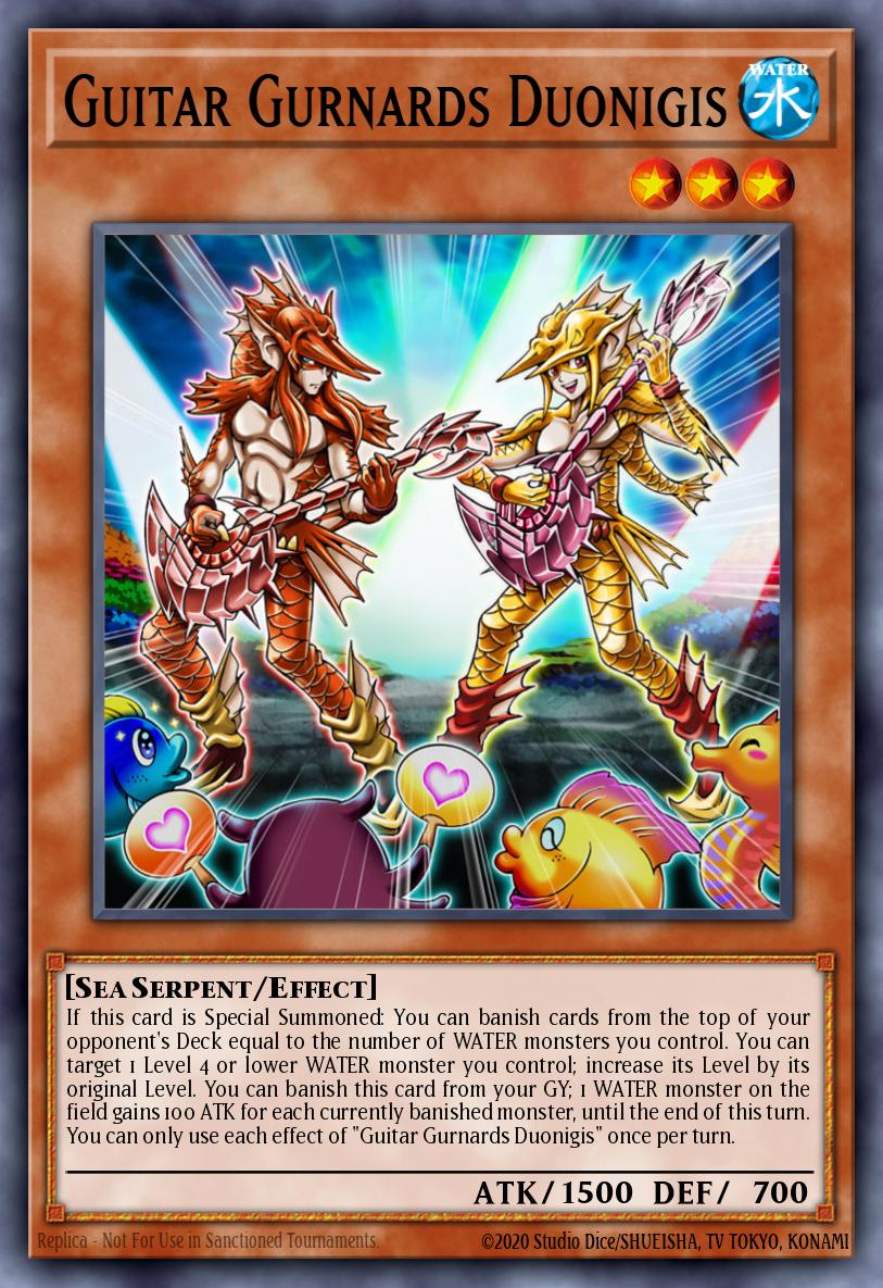 Guitar Gurnards Duonigis Common MP22-EN020 2022 Tin of the Pharaohs Gods Yugioh card