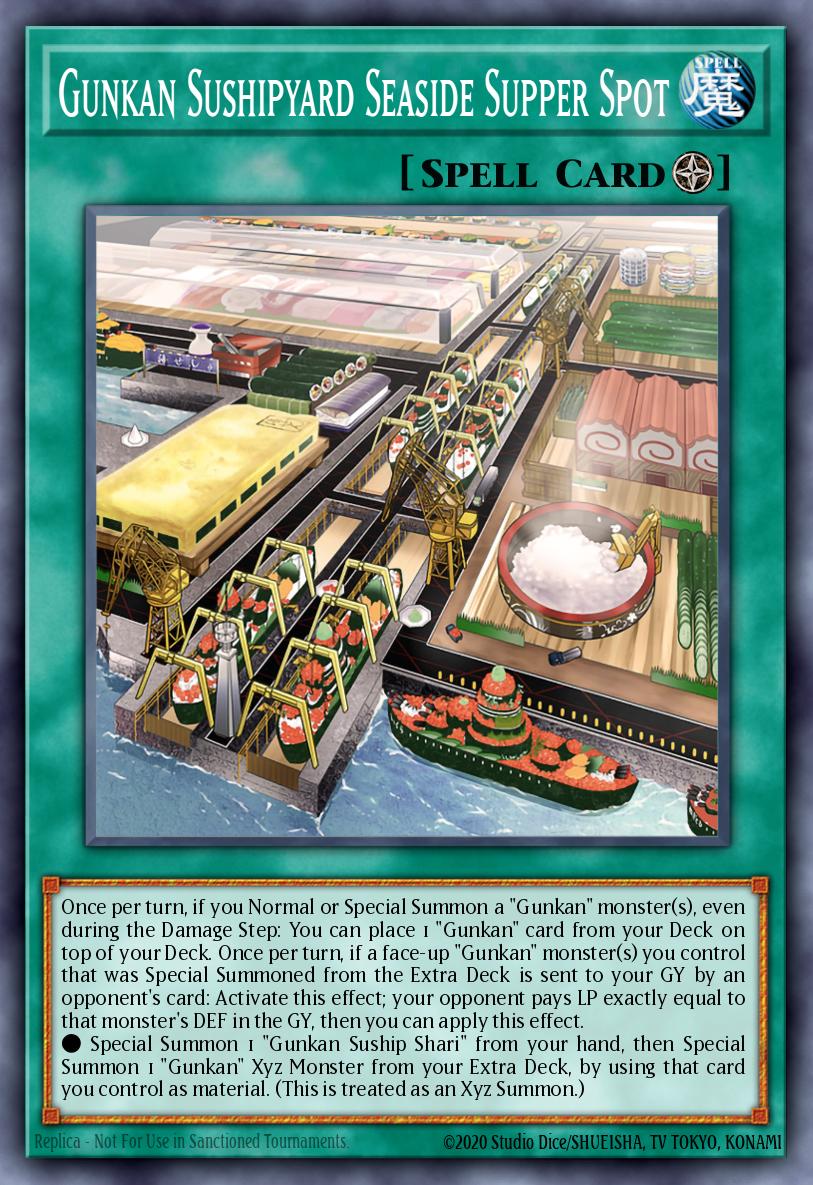 Gunkan Sushipyard Seaside Supper Spot Common MP22-EN159 2022 Tin of the Pharaohs Gods Yugioh card