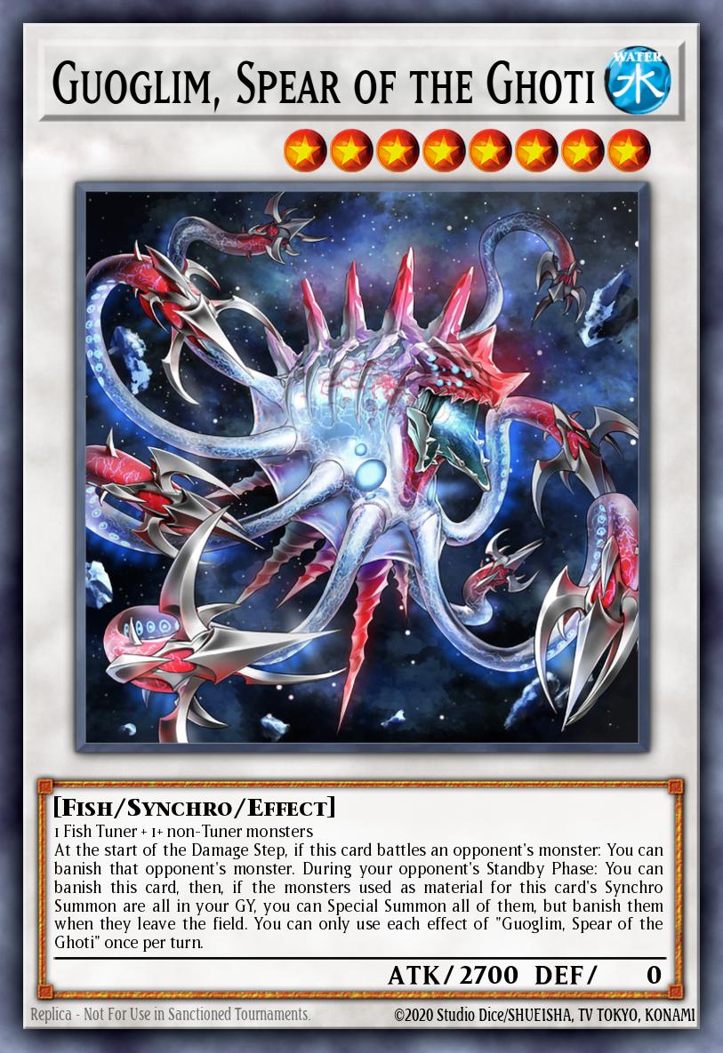 Guoglim Spear of the Ghoti Secret Rare DABL-EN089 Darkwing Blast Yugioh card