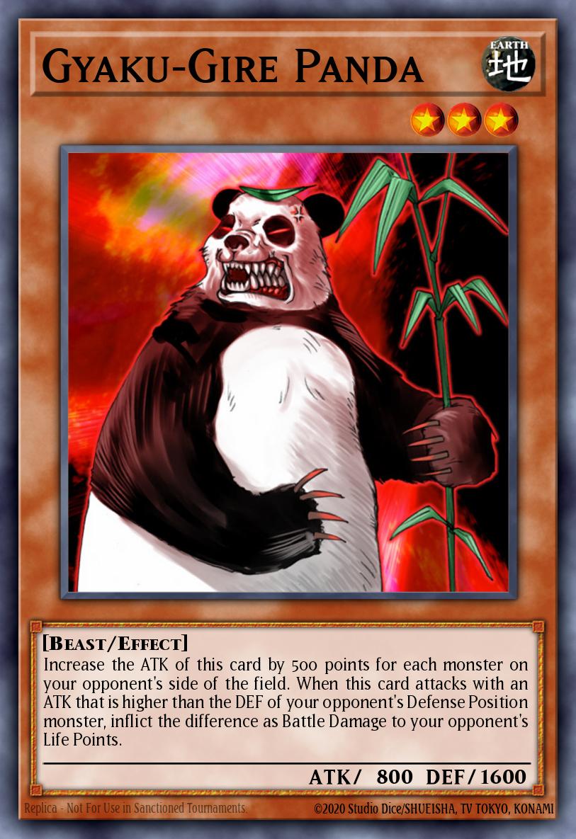 Gyaku-Gire Panda Common DCR-021 Dark Crisis Yugioh card