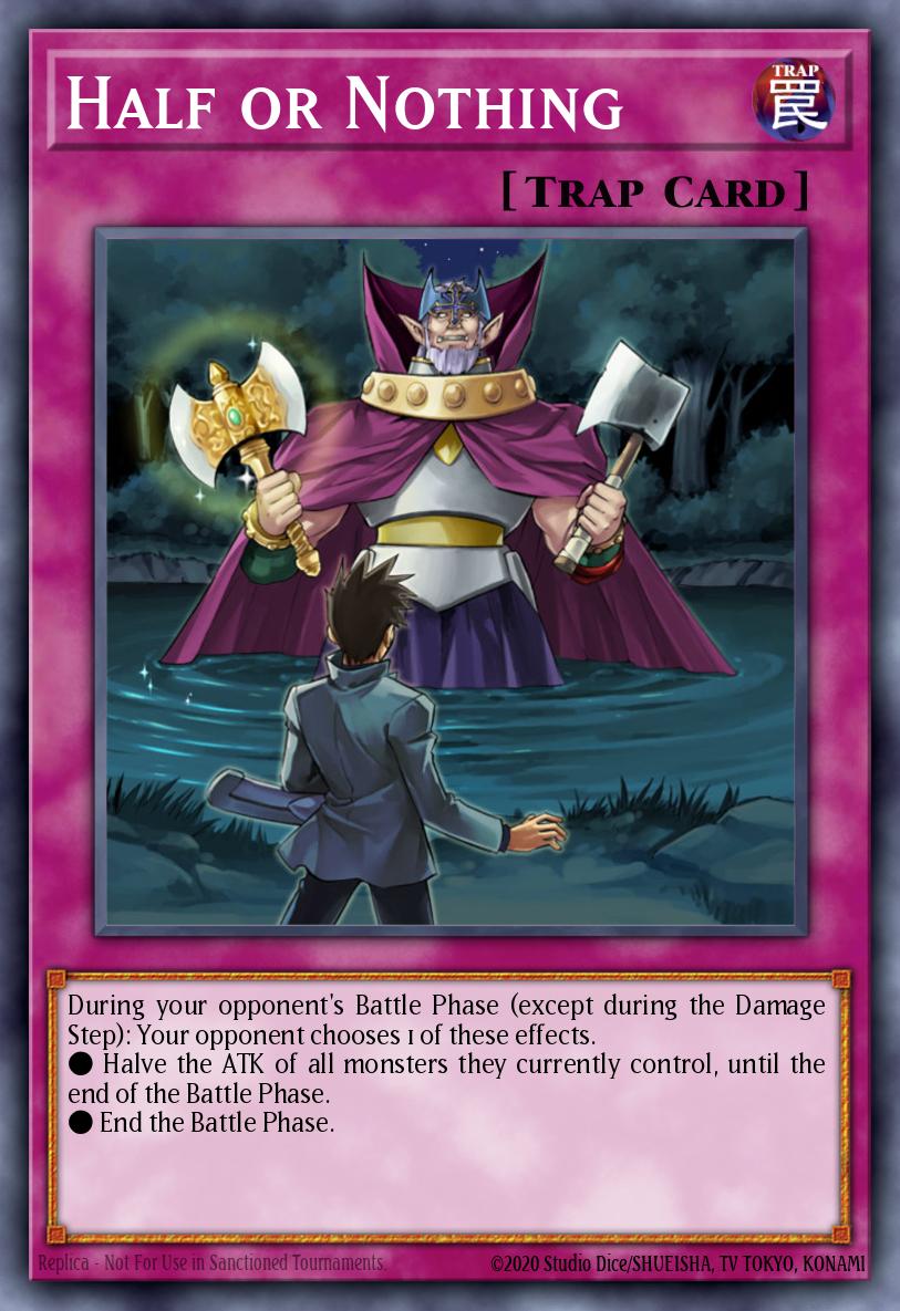 Half or Nothing Common BP02-EN201 Battle Pack 2 War of the Giants Yugioh card
