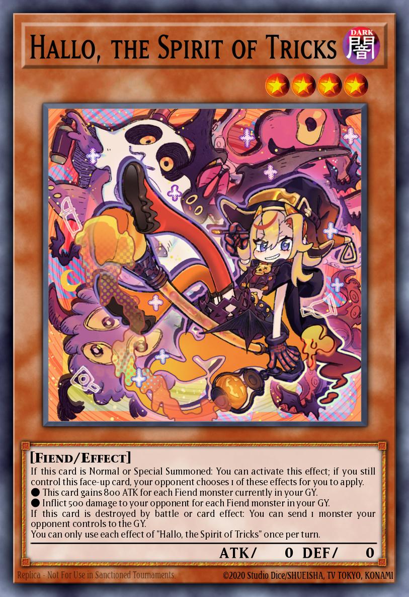 Hallo the Spirit of Tricks Common SUDA-EN026 Supreme Darkness Yugioh card