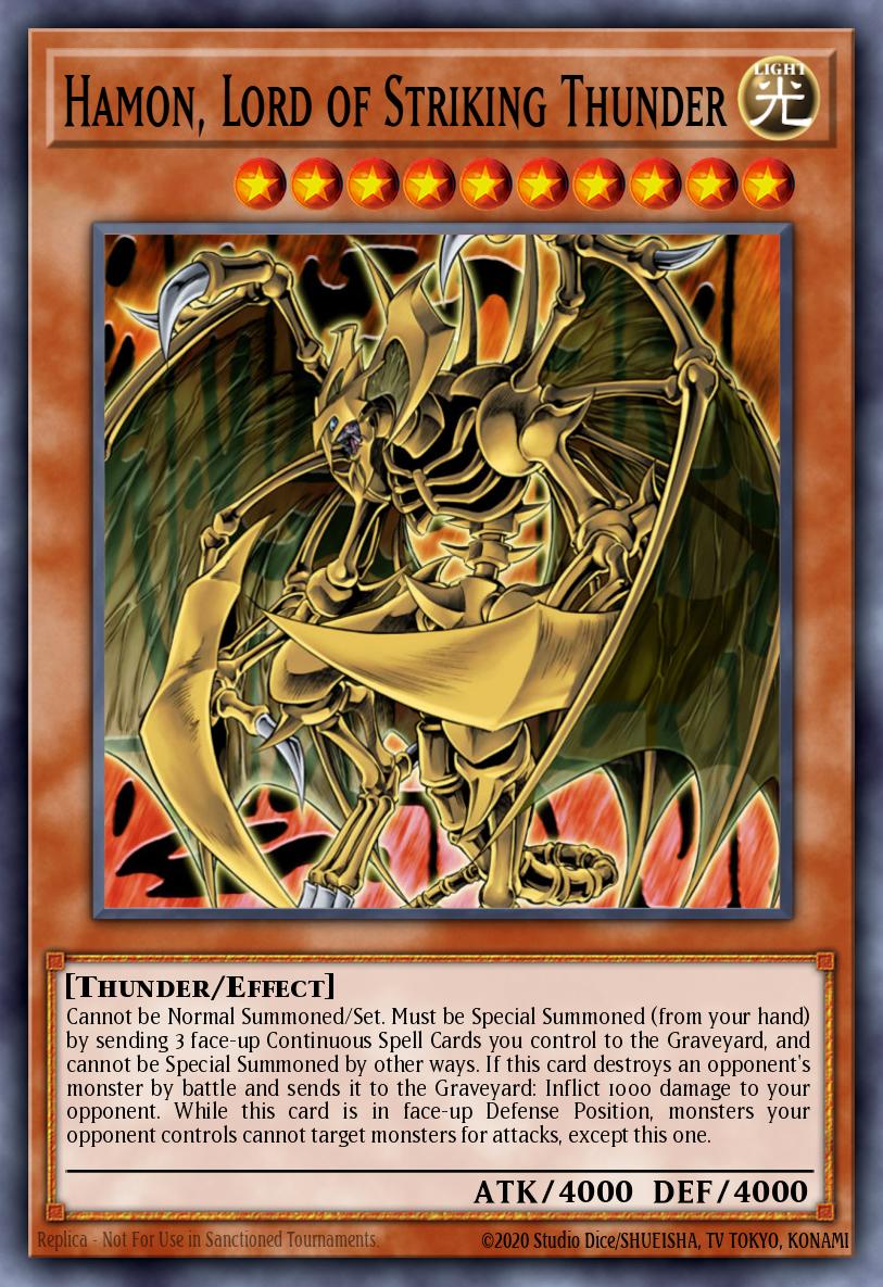 Hamon Lord of Striking Thunder Prismatic Secret Rare MP21-EN253 2021 Tin of Ancient Battles Yugioh card