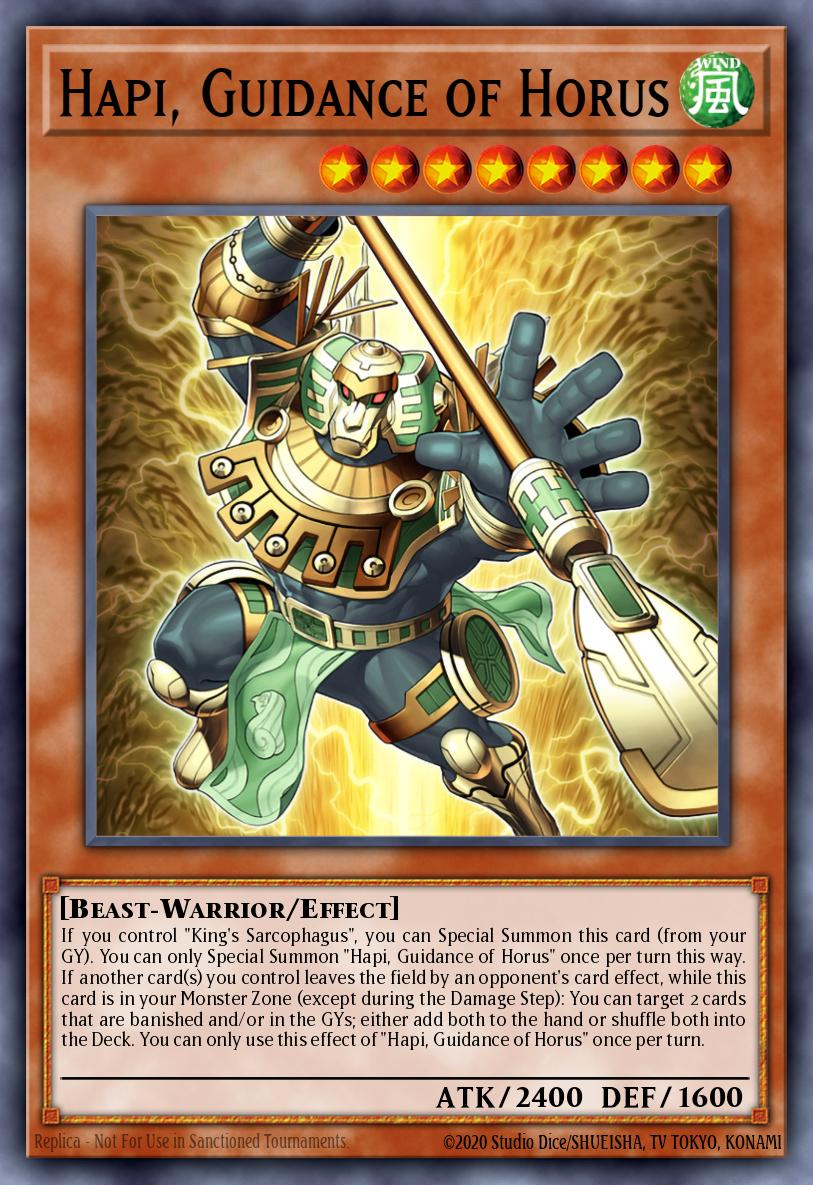 Hapi, Guidance of Horus Ultra Rare CH02-EN024 THE CHRONICLES DECK: Spirit Charmers (All-Foil Edition) Yugioh card