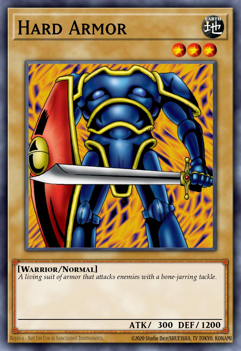 Hard Armor Common LOB-074 Legend of Blue Eyes White Dragon Yugioh card