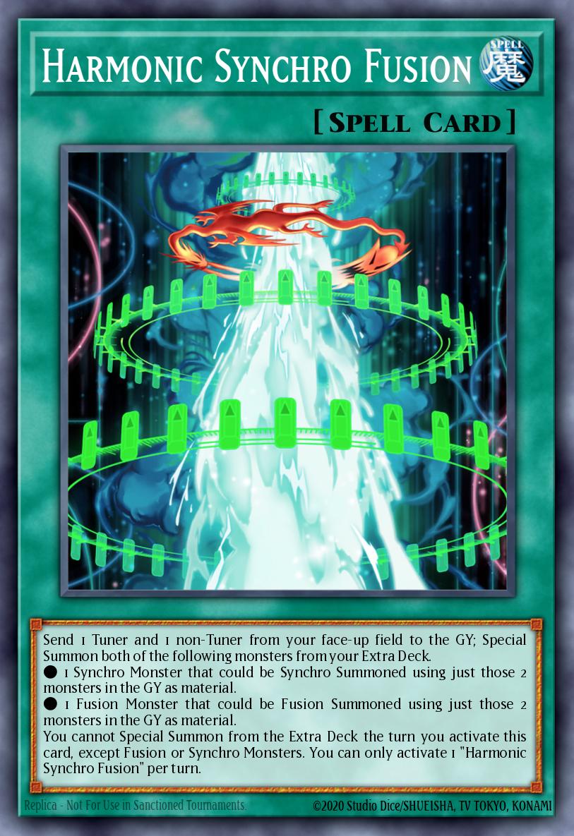 Harmonic Synchro Fusion Ultra Rare MZMI-EN035 Maze of Millennia Yugioh card