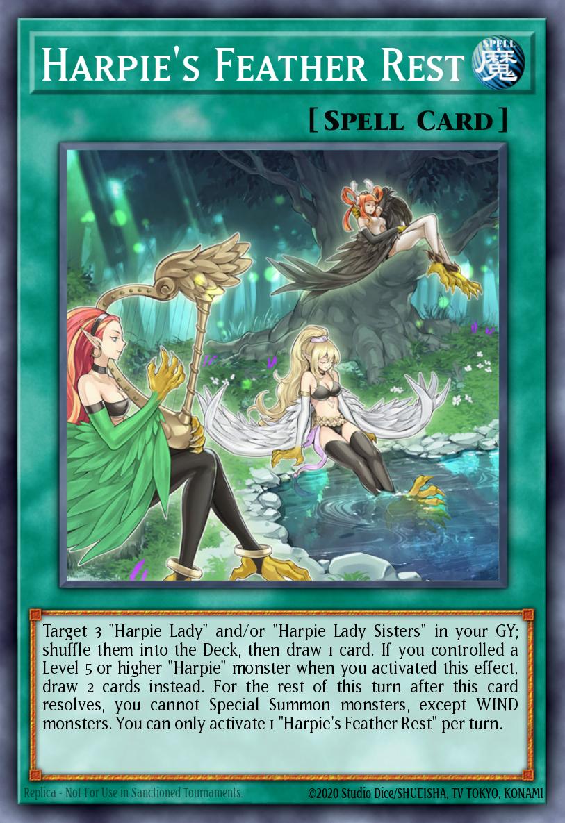 Harpies Feather Rest Common LDS2-EN086 Legendary Duelists Season 2 Yugioh card