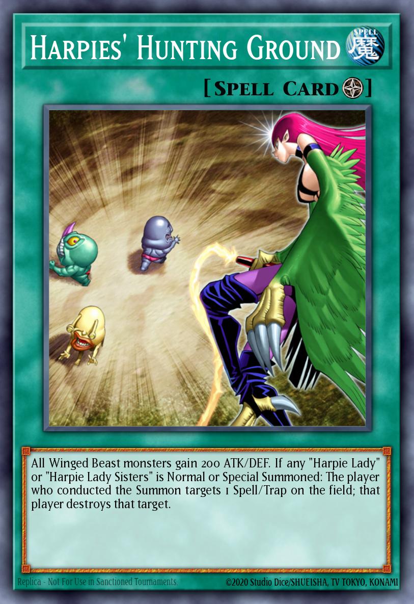 Harpies Hunting Ground Super Rare AP02-EN010 Astral Pack Two Yugioh card