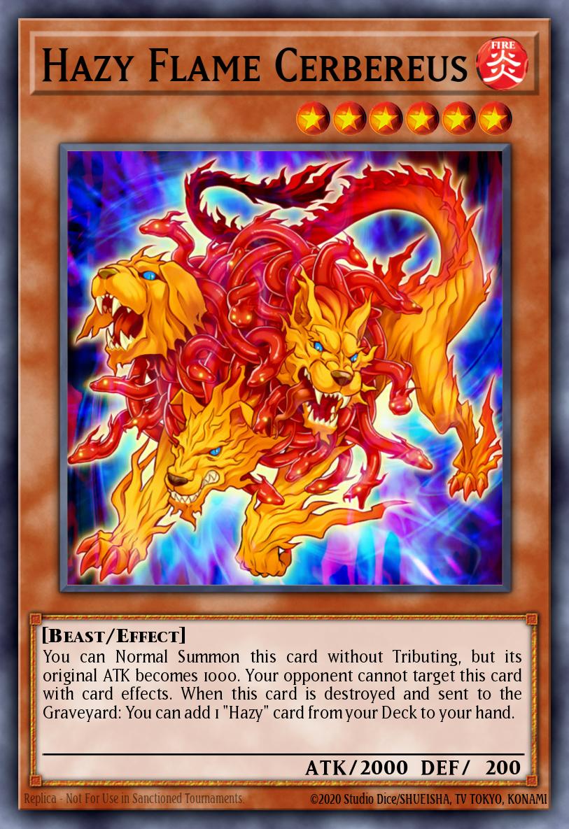 Hazy Flame Cerbereus Common CBLZ-EN028 Cosmo Blazer Yugioh card