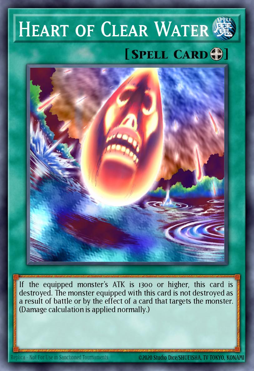 Heart of Clear Water Common DB2-EN186 Dark Beginning 2 Yugioh card